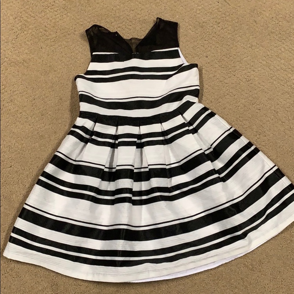 Black and white dress